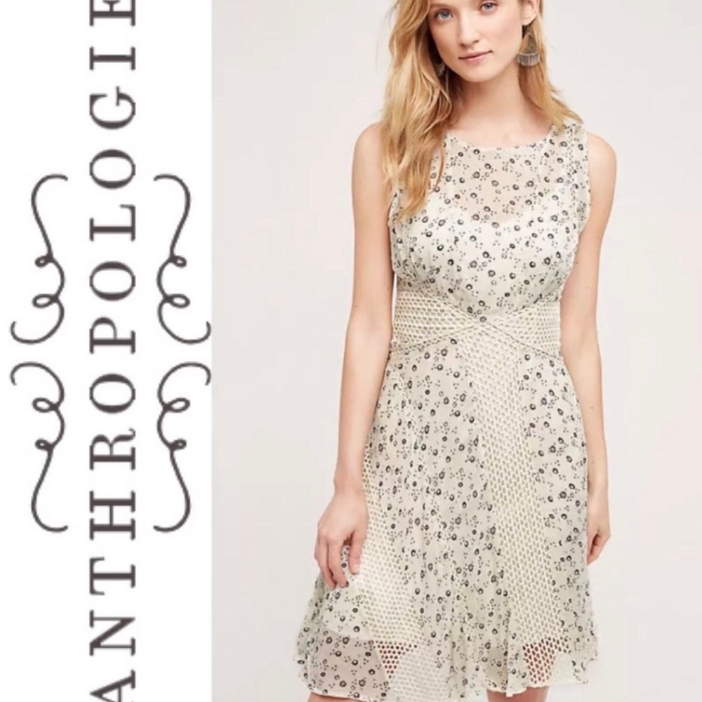 Anthropologie Floreat windswept dress.Ditsy Print Fairy Cottagecore Size 8